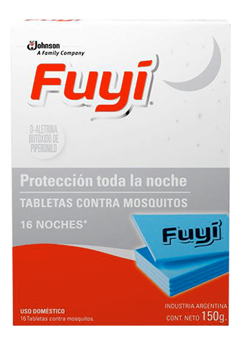 Tableta matamosquito FUYI Expend. 16Un